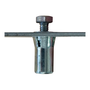 Cheville fix alu pour poteau de portillon