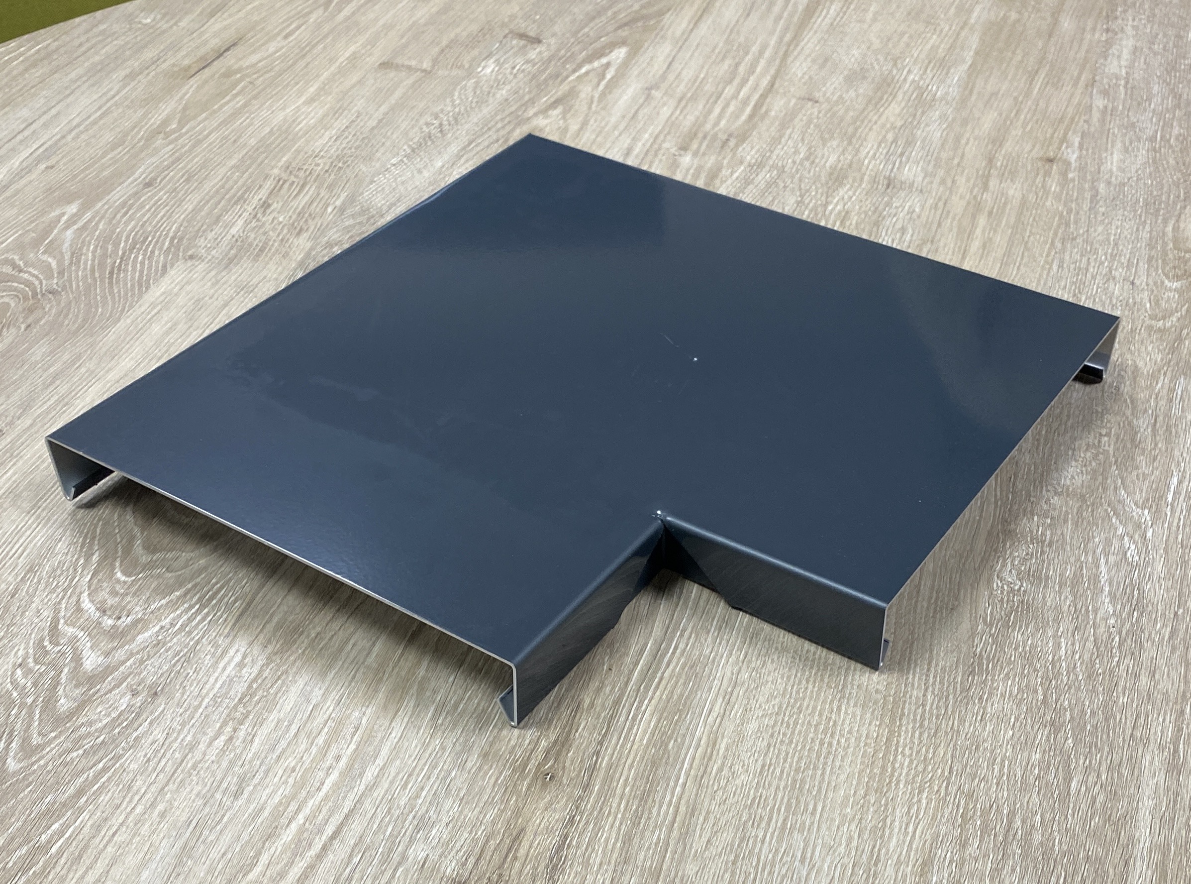 Angle de couvertine - alu pour mur de 20cm (maxi 23cm) gris 7016 brillant